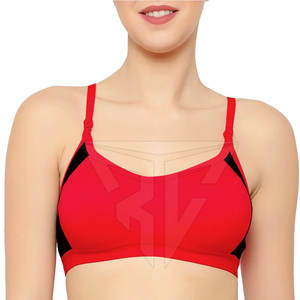 Sujetador deportivo sin costuras de calidad superior para mujer Spandex Nylon transpirable y cómodo - Product Image 1
