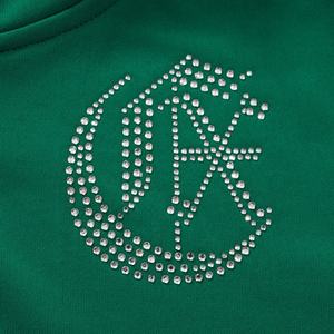 Sudadera con capucha y cremallera personalizada para mujer de la mejor calidad, Top corto con capucha y pantalones cortos de manga larga para mujer, conjunto de dos piezas, trajes informales sexis para discoteca para mujer - Product Image 4