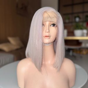 Perruques blondes ondulées en cheveux humains vietnamiens 100% naturels, avec baby hair fins - Product Image 6