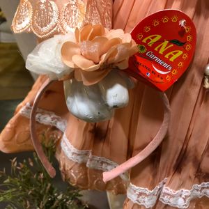 Cheffon <b>Tie</b> Party Dress <b>for</b> Baby Girl New Collection in Party Dresses Dress - Product Image 3