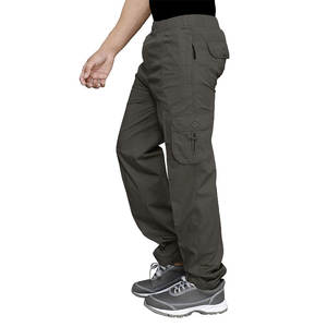 Pantalones Cargo informales para hombre, pantalones holgados de pierna recta con diseño de botones, pantalones de gimnasio de alta calidad para actividades al aire libre - Product Image 3