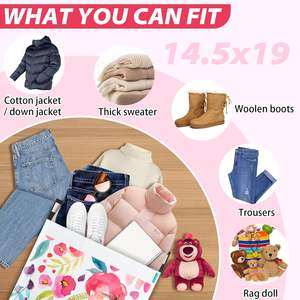 Paquete de 100 bolsas de polietileno de 25x33 cm con sello autoadhesivo y diseño floral colorido - Product Image 3