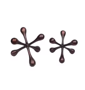 Nouvelle maison décorative de luxe ronde décor de table Sculpture en métal meilleure vente moderne vaisselle Arts décor vente chaude - Product Image 6