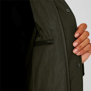 <b>Men</b> Fashion Lightweight Overcoat - Windproof and Water-Resistant Outerwear for Spring and Fall, Versatile Trench Coat - Product Image 4