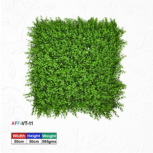 Panel de follaje de hierba artificial mixta - Product Image 1