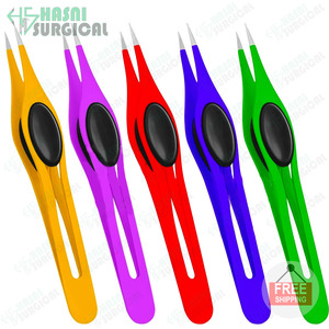 Pince à épiler de qualité supérieure pour façonner les sourcils Ensemble de pointes pointues en acier inoxydable - Product Image 3