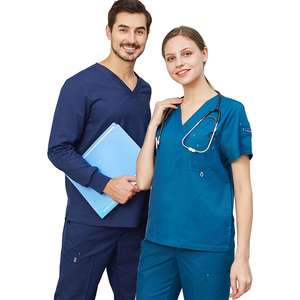 Uniformes Médicos, Conjuntos de Uniformes de Enfermera, Ropa Médica Transpirable de Poliéster, Pijamas Quirúrgicos <span class=keywords><strong>para</strong></span> <span class=keywords><strong>Hombre</strong></span> y Mujer - Product Image 1