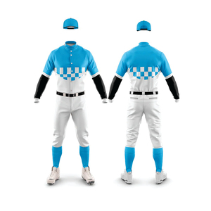 Conjunto de uniforme de béisbol de color personalizado, camiseta de softbol Unisex, pantalones, chaqueta, sombrero, ropa de equipo con botones completos OEM, ropa deportiva de alta calidad 2025 - Product Image 1