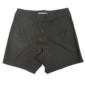 กางเกงขาสั้น MMA สำหรับผู้ชายชุดกีฬาสีพื้นมาใหม่โลโก้ตามสั่ง - Product Image 3