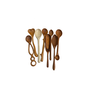 Factory Eco-Friendly Wooden <b>Utensil</b> <b>Holder</b> / Acacia Wooden Spoon Fork Bowls for Home Cooks and Business Crafts - Product Image 2