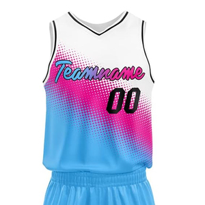 ฉลากส่วนตัวส่วนบุคคลราคาถูกวัสดุที่ดีที่สุดชุดบาสเกตบอลสําหรับผู้ชายร้อนขายการออกแบบล่าสุดชุดบาสเกตบอล - Product Image 4