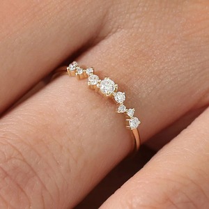 Banda de corte redondo de diamante Natural, diseño clásico, personalizado, pequeño, grande, certificado, colección de boda - Product Image 6