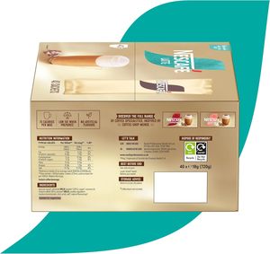 เนสกาแฟ ลาเต้ กาแฟสำเร็จรูปแบบซอง - 40 x 18 กรัม - Product Image 2