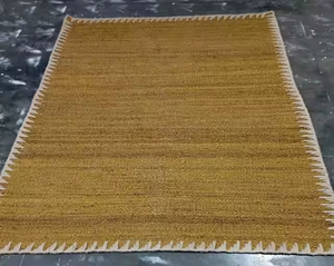 Tapis Boho Réversible en Coton Tissé à la Main Écologique Jute Tressé Tapis Jacquard Technique Salon Décoration Maison - Product Image 3