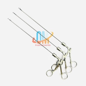 เครื่องมือผ่าตัดกล่องเสียงแบบแมนนวลคุณภาพสูงสำหรับการผ่าตัดขนาดเล็กในช่องคอ คีมจับแบบอัลลิเกเตอร์ หมุนได้ 360 องศา ได้รับมาตรฐาน CE - Product Image 4