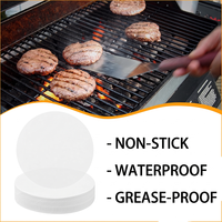 Feuilles de séparation en silicone pour grossistes, séparateurs de burgers, papier de division de viande pour la congélation des burgers et sliders