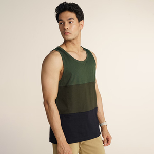 Vêtements de gymnastique personnalisés de haute qualité Service OEM Nouveau design Débardeur pour hommes pour l'été Décontracté Coupe régulière pour l'haltérophilie - Product Image 4