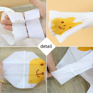 Sac en plastique HDPE/LDPE Poly T-shirt avec poignée Sac en plastique adapté aux magasins de thé au lait, supermarchés - Product Image 6