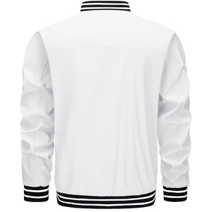 Chaqueta de béisbol universitaria de diseño personalizado para hombre 100% chaquetas universitarias de lana transpirable diseño único nuevas chaquetas universitarias de moda - Product Image 2