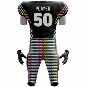 Su propio uniforme de fútbol americano Nuevo diseño Uniforme de fútbol americano Servicio OEM personalizado Uniforme de fútbol americano para hombres - Product Image 6