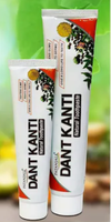 Dentifrice naturel Dant Kanti de Patanjali 200g dentifrice à base de plantes pour des gencives saines, des dents fortes et une haleine fraîche soins bucco-dentaires ayurvédiques