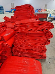 Bâche PE pas cher plaine résistant à l'eau léger bleu orange argent noir - Product Image 5