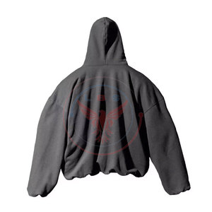 สินค้ามาใหม่ ขายดี เสื้อฮู้ดดี้ผู้ชายลำลองไซส์ใหญ่ ผ้าโพลีเอสเตอร์/คอตตอนผสม กันลม ระบายอากาศได้ดี ขายส่ง - Product Image 2