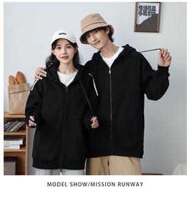 Sudadera de algodón unisex con logotipo personalizado, sudaderas con capucha de tela polar para invierno y otoño, Sudadera con capucha básica para hombre, suelta, envío DDP - Product Image 6