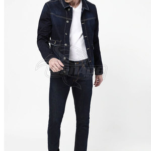 Veste en jean pour hommes en stock de style décontracté High Street Tissu en cuir d'hiver de haute qualité Livraison rapide Fabriqué au Pakistan - Product Image 2