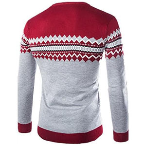 Sudaderas de cuello redondo de talla grande para hombre hechas a medida, Jersey grueso, ropa informal, tela de lana suave para invierno, estampado de letras - Product Image 4