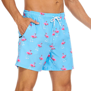 กางเกงว่ายน้ำขาสั้นผู้ชายกันน้ำแห้งเร็วกระเป๋าชายหาดสบายๆ - Product Image 3