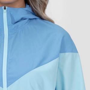 ชุดเสื้อกันลม2ชิ้นผ้าไนลอนกางเกงขาสั้นชุดออกกำลังกาย - Product Image 2