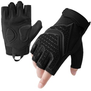 Guantes de Motocicleta de Alta Calidad al por Mayor, Transpirables, Antideslizantes, Diseño Personalizado, Uso Diario en Invierno, Guantes Tácticos de Medio Dedo, Pakistán - Product Image 5