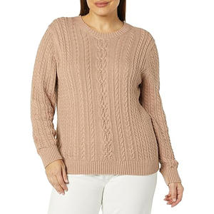 Suéteres de mujer de gran tamaño Casual mujer suéter de punto suéter de invierno de manga larga mujeres suéteres sueltos ropa Unisex - Product Image 6