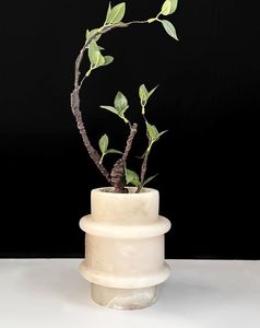 Private Labelling Handcrafted Marble Flower <b>Vase</b> For Traditional And Contemporary Home Decoration With Artistic Stone Craft - Product Image 5