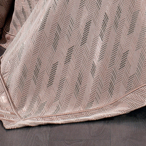 Guzide Julia 4-Piece Dried Rose Colored Customized Luxury <b>Bedspread</b> <b>Set</b> 100% Chenille Organic Knitted Modern Pattern Breathable - Product Image 5