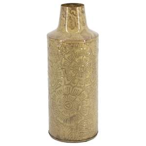 Vase à fleurs en métal de vente chaude avec une finition antique de qualité supérieure pour des arrangements floraux élégants et des thèmes de décoration - Product Image 1