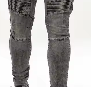 Los pantalones vaqueros bajos informales más vendidos, las últimas técnicas lavadas diseñadas con estampado de facciones para todas las estaciones, para invierno, otoño y verano - Product Image 6