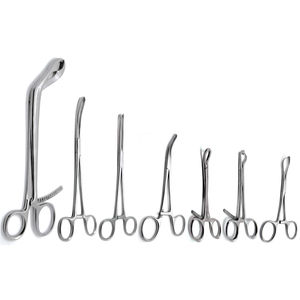 Juego de 7 Pinzas Quirúrgicas de Acero Inoxidable de Alta Calidad Verbrugge Plate Tuffier Lorna Vulsellum para Sujeción Ósea, Uso Profesional - Product Image 6