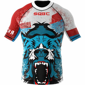 เสื้อรัดกล้ามสำหรับกีฬา MMA BJJ และเซิร์ฟ แบบพิมพ์ลายด้วยความร้อน สำหรับผู้ใหญ่ทุกเพศ น้ำหนักเบา ยืดหยุ่นได้ดี - Product Image 1