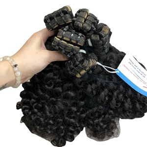 Paquet de cheveux bouclés birmans Top 2023 Tape, extension de cheveux crus de trame de cheveux naturels de l'usine du Vietnam - Product Image 2