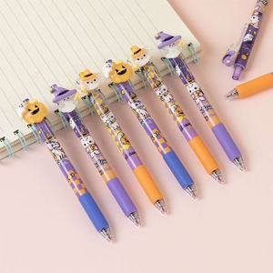 Patrón <span class=keywords><strong>de</strong></span> Halloween lindo Push Pen resina dibujos animados en forma <span class=keywords><strong>de</strong></span> alivio del estrés estudiante Premio caja ciega juguete - Product Image 1