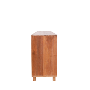 Aparador Moderno y Elegante de 3 Puertas para Sala de Estar y Mueble Funcional que Ofrece Amplio Espacio de Almacenamiento en Madera de Caoba - Product Image 5