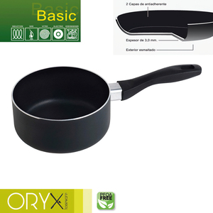 Basic Non-Stick Aluminum <b>Saucepan</b> 16 cm./ 3 mm. - Product Image 1