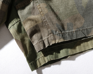 OEM pantalones cortos de secado rápido para hombre transpirable Ripstop Camo pantalones cordón impermeable sólido bajo tejido Casual algodón grande - Product Image 2