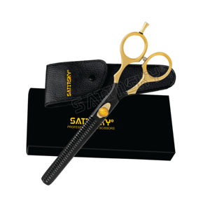 Ciseaux de coupe de cheveux de coiffeur professionnel 6.5 pouces ciseaux de coiffeur de bord de rasoir ciseaux de coupe de cheveux de Salon acier inoxydable allemand - Product Image 3