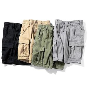 Moda Cargo corto prendas de vestir exteriores verano moda transpirable logotipo personalizado hasta la rodilla hombres Cargo pantalones cortos al por mayor OEM - Product Image 3
