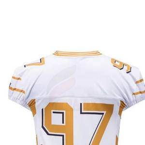 Camiseta de Fútbol Americano Personalizada, Transpirable, 100% Poliéster, Manga Corta, Tallas Grandes, Estilo Único para Equipos Nacionales - Product Image 3