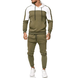 Vêtements de sport d'hiver en gros, survêtement décontracté pour homme, logo personnalisé, respirant, imprimé, jogging à capuche, 2 pièces, grande taille - Product Image 1