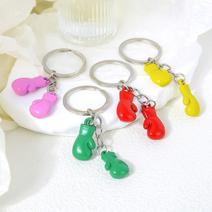 Porte-clés 3D Mini gant de boxe en métal pour hommes et femmes Porte-clés de sport Porte-clés de voiture de motivation de combattant - Product Image 2